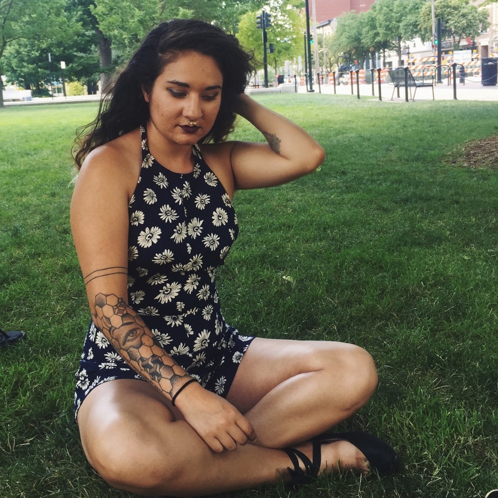 Topshop Floral Romper